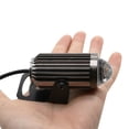 thumbnail image 3 of 1pc External Spotlight Led Headlight Front Lamp Fog Driving Light Clamp Holder Motorbike Headlight Black, 3 of 9