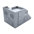 thumbnail image 3 of Two Story Base, Terrain Scenery for Tabletop 28mm Miniatures Wargame, 3D Printed and Paintable, EnderToys, 3 of 3