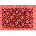thumbnail image 1 of Ahgly Company Machine Washable Indoor Rectangle Oriental Red Traditional Area Rugs, 8' x 12', 1 of 4