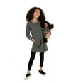 thumbnail image 2 of Leveret Girl Sweat Dress Dark Grey 2 Year, 2 of 3