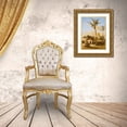 thumbnail image 3 of Pissarro, Camille 15x18 Gold Ornate Wood Framed with Double Matting Museum Art Print Titled - Figures Resting by a Village Well, 3 of 4