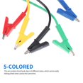 thumbnail image 4 of Kenally Cables de prueba de conector banana, cable de prueba de conector banana a pinza de cocodrilo, 5 piezas P1018A Cables de prueba de conector banana Herramientas y ferretería Kenally TO002110-00, 4 of 6