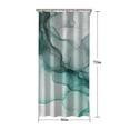 thumbnail image 5 of Green Gray Marble Pattern Shower Curtain 36"x72" ,Bathroom Decorative Shower Curtains Set with 12 Hooks,Modern Waterproof Washable Shower Curtain, 5 of 6