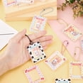 thumbnail image 5 of 20Pcs 5 Style Acrylic Photocard Sleeve Keychain with Iorn Ball Chains Rectangle Mixed Color 104mm Hole: 3mm 4Pcs/style DIY, 5 of 5