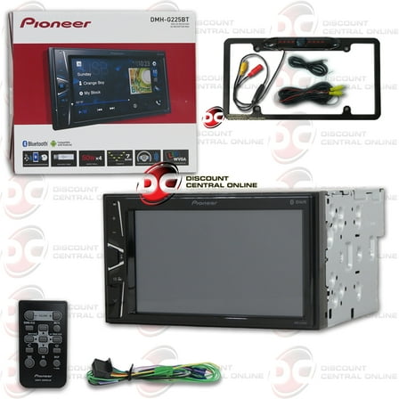 Pioneer DMH-G225BT 62" Touchscreen Digital Media Car Stereo with Bluetooth and Backup Camera