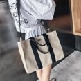 thumbnail image 4 of Bolsa Bolsos de mano de lona de gran capacidad para mujer, bolsos cruzados de oficina para mujer (negro) Tmvgtek Para estrenar, 4 of 7