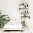 thumbnail image 7 of 4PCS Wall Mounted Corner Floating Shelves Rustic Wood for Bedroom, Living Room, 7 of 7