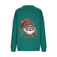 thumbnail image 4 of Neewe Bow Christmas Sweatshirt for Women Crewneck Christmas Tree Long Sleeve Shirt Xmas Holiday Party Pullover Sweater Tops, 4 of 5