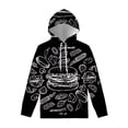 thumbnail image 2 of Sudadera con capucha con estampado 3D de hamburguesa y comida para hombre, ropa para exteriores, sudadera de manga larga, sudaderas casuales, 2 of 5