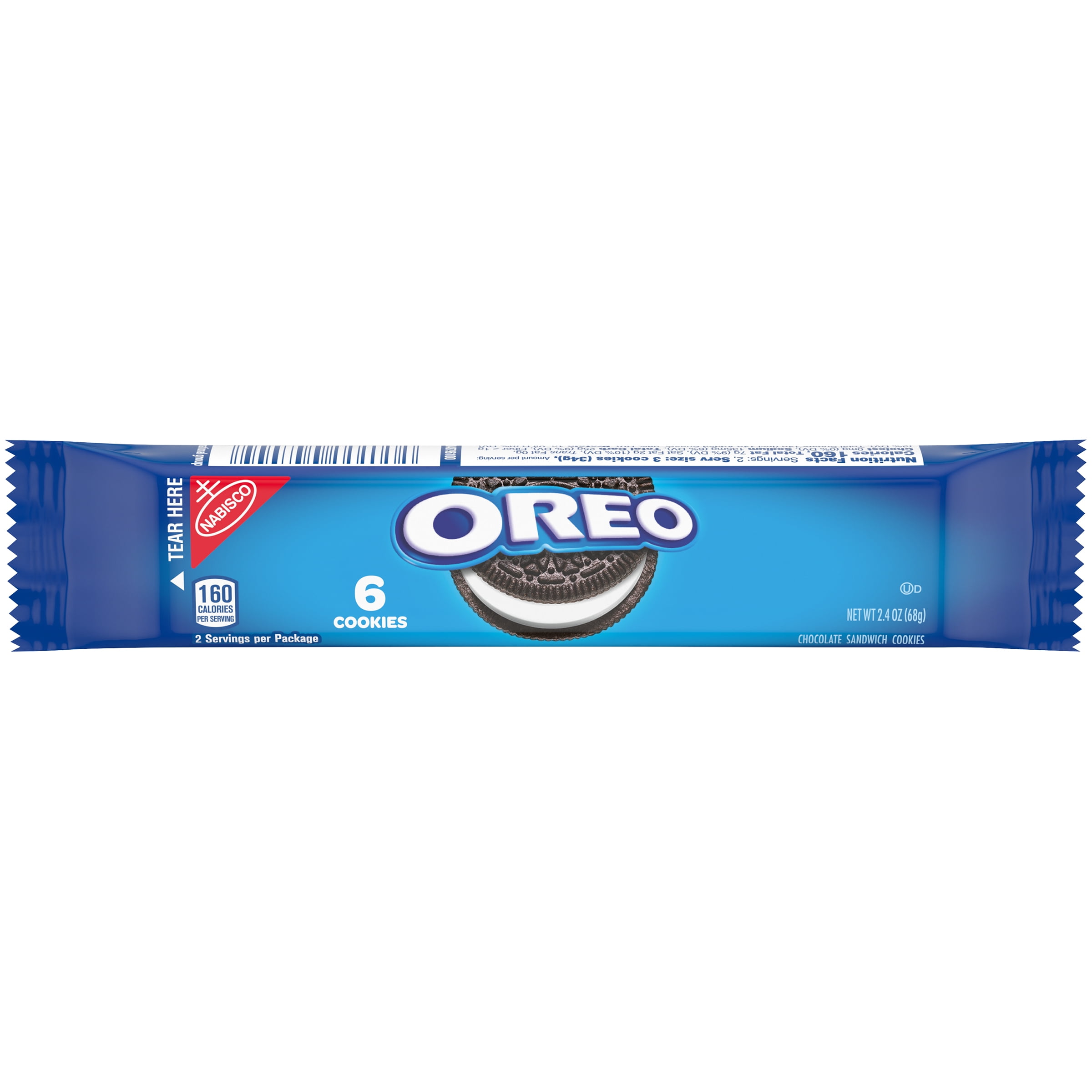Oreo Chocolate Sandwich Cookies Snack Pack, 2.4 oz