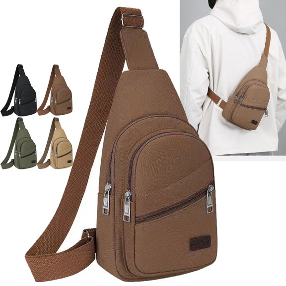 breaise Sling Crossbody Backpack Shoulder Bag for Men Sling Bag Backpack for Hiking Walking Biking Travel Cycling