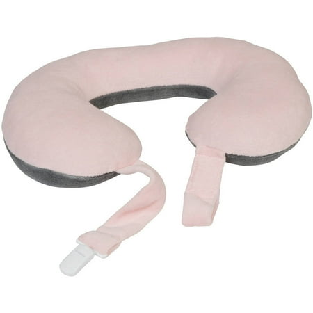 Neck Pillow and Head Cushion for Infants and Toddlers, Gray/Pink