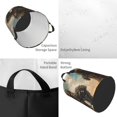 thumbnail image 2 of Fotbe desert Man Shepherd Dog Cesto de Ropa con Asas, Cesto Impermeable de Gran Capacidad, Bolsa de Lavado para Dormitorio, Cesto de Ropa con Ruedas y Asas-Medium, 2 of 6