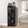 thumbnail image 1 of Sorbus Wood Handle Closet Drawer Organizers, Black, 1 of 5