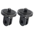 thumbnail image 2 of 2PCS Tripod Mount Adapter with 1/4 inch 20 Threaded Screw Action Camera Adapter, 2 of 5