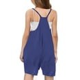 thumbnail image 5 of Girls Rompers Summer Casual Loose Sleeveless Overalls Spaghetti Strap Shorts Jumpsuit 2025 Beach Vacation Outfits, 5 of 7