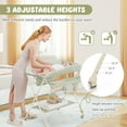 thumbnail image 3 of Infans Baby Diaper Changing Table Folding Newborn Nursery Organizer W/Water Basin Wheel, 3 of 7