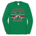 thumbnail image 2 of Wild Bobby City of Arizona Hockey Fantasy Fan Sports Men's Long Sleeve Shirt, Kelly, 3X-Large, 2 of 5