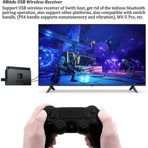 8bitdo switch 2024 ps4 pairing