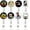 B, variant on 8 PC Funny Cute Badge Reel Holder Retractable ID Card Tag Clip for Nurse Nurses Teacher Medical Assistant RN School Student Office Work Employee | This is Fine Dog Accessories Gifts