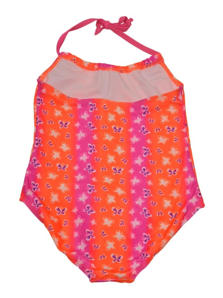orange and pink swimsuit