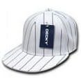 thumbnail image 2 of Pin Striped Fitted Caps, Wht, 7 3/8, 2 of 2