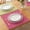 Hot Pink/Apple Green, variant on Videri Home 15“×15” Reversible Tablecloths, Gray/Black, Linen-like Texture Waterproof Table Linen (Set of 4)