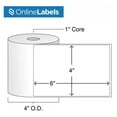4 x 6 Shipping Labels for Thermal Transfer Printers 1 Inch
