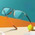 thumbnail image 1 of Montura de gafas deportivas de silicona ultraligera para hombres y mujeres, espejo de proximidad con luz azul, montura de gafas anticaída para exteriores, 1 of 4