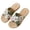 Green, variant on Women's Flower Woven Slides, Non-Slip Summer Sandals