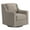 Gray, variant on Weston Home Dovelle Classic Nailhead Swivel Chair with Sloped Arms, Blue