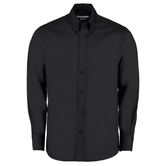 Kustom Kit Mens Oxford Tailored Long-Sleeved Shirt