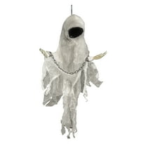 Animatronics Light Up Eyes Creepy Sounds Scary Ghost Skeleton Haunted Mansion Prop Yard Decor Halloween Decorations