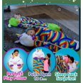thumbnail image 4 of Saco de dormir de dibujos animados para niños y niñas, saco de dormir perezoso, almohada de muñeca de felpa, sacos de dormir de animales cálidos para regalo de Navidad, 4 of 4