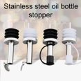 thumbnail image 3 of Steel Oil Bottle Spout Pourer/mouth With Stopper Flask Dry Pot Bottle W1F2, 3 of 8