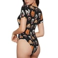 thumbnail image 2 of Naloa Different Breeds Of Dogs Bodysuits for Women, Women's Short-Sleeved Onesie, One-Piece for Parties, dates, clubs-, 2 of 7