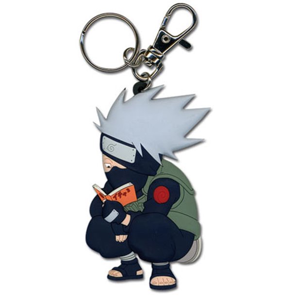 Naruto Shippuden - Key Chain - Naruto Shippuden - Chibi Kakashi Reading ...