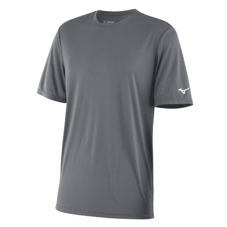 UPC: 0889961545658 | Mizuno Mizuno Nxt Short Sleeve Tee Size Small Grey (9191)