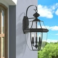 thumbnail image 4 of Livex Lighting Monterey 3 Light Outdoor Wall Lantern, 4 of 15