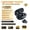 Black, variant on True Wireless Clip-on Music Headset Sports Earbuds Video TWS HIFI Bass ACC Stereo HD Calling Earphones Adapted for Xiaomi & iPhone Cellphone Gaming Earpieces Couples Smart Macaron Headphones