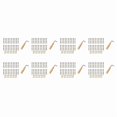 thumbnail image 1 of 160x Tuning Pin Nails and 160Pcs Rivets,with L-Shape Tuning Wrench,for Lyre Harp Small Harp Musical Stringed Instrument, 1 of 8
