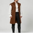 thumbnail image 6 of Men'S Medieval Renaissance Sleeveless Costume Vest Robe For Halloween Party Cosplay Role Play Themed Event Masquerade Dress Up Outfit, 6 of 6