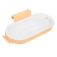 thumbnail image 2 of East buy Trash Rack - Wall?Mounted No Punching Environmentally Friendly Garbage Bag Rack with Cover(Yellow and white), 2 of 8