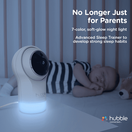 Hubble Nursery Pal Glow, Smart HD Baby Montior with Night Light