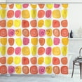 thumbnail image 1 of Ambesonne Fruits Shower Curtain, Retro Food Caricatures, 69"Wx75"L, Multicolor, 1 of 2