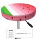 thumbnail image 4 of Balery Watermelon Fundas de asiento para taburete de bar redondo de tela de terciopelo ajustables que protegen de arañazos y manchas para sillas de 14 a 17 pulgadas.-14 inch, 4 of 7