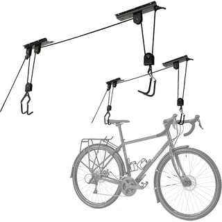 Ceiling Mounted Bike Rack Bicycle Hanger Garage Rack (with Pully Lifting  and Lowering System)