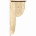 thumbnail image 3 of 8"W x 14"D x 30"H Crestline Rough Sawn Corbel w/Backplate, Douglas Fir, 3 of 9