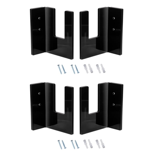 Soporte de pared de acrílico para exhibir patinetas, 2 pares