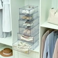 thumbnail image 6 of Mainstays Clear Glossy Plastic Pull-Out Closet Drawer Medium Size, Adult Size, 6 of 7